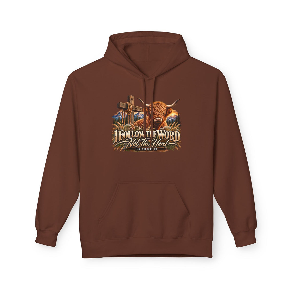 "Follow the Word Not the Herd" Christian Unisex Hoodie