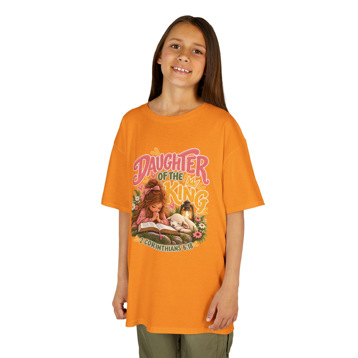 Daughter of the King Kids Tee- Red Hair