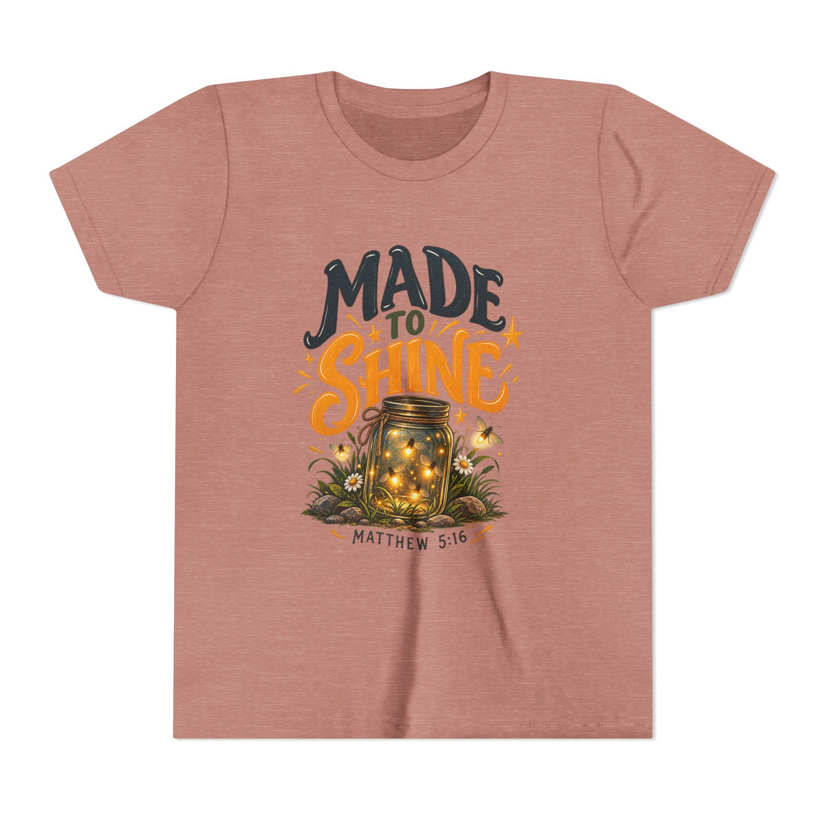 Made to Shine Matthew 5:16 Youth/Kids T-Shirt
