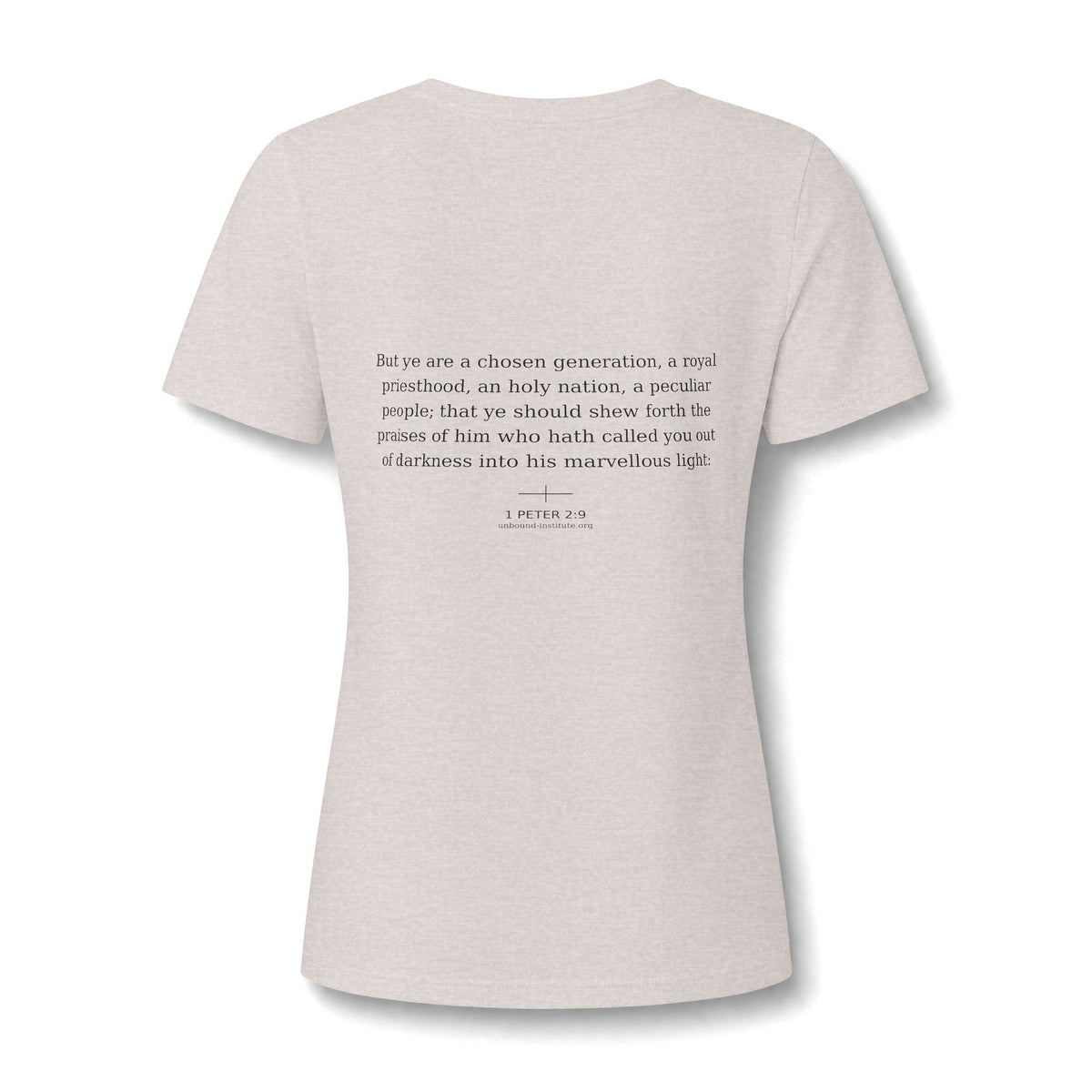 Chosen V-Neck Tee — Inspirational Women’s Christian Shirt