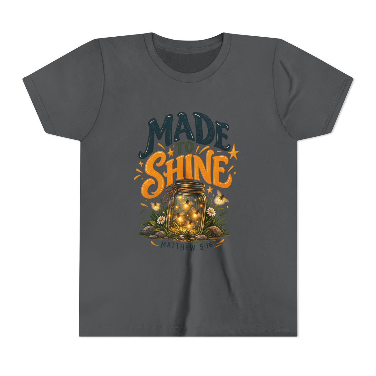 Made to Shine Matthew 5:16 Youth/Kids T-Shirt