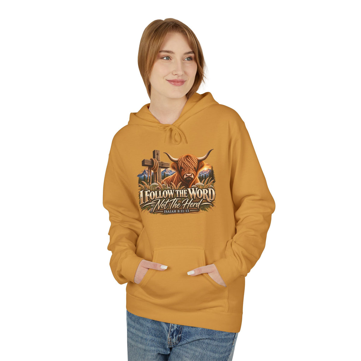 "Follow the Word Not the Herd" Christian Unisex Hoodie