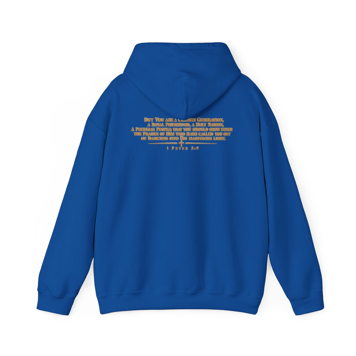 "Chosen" 1 Peter 2:9 Christian Bible Verse Hoodie Unisex