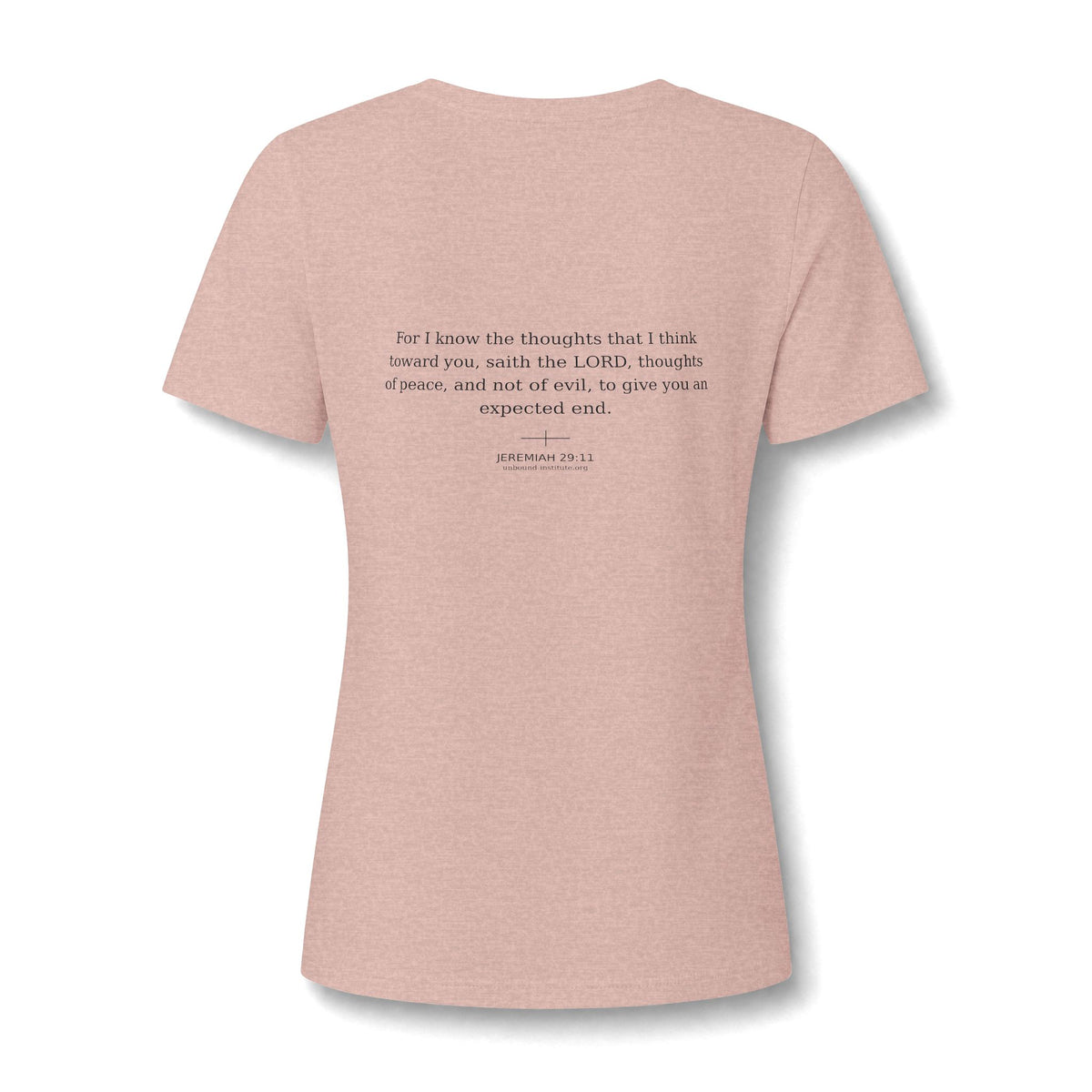 Women's V-Neck Tee — "Purpose" Inspirational Christian Shirt