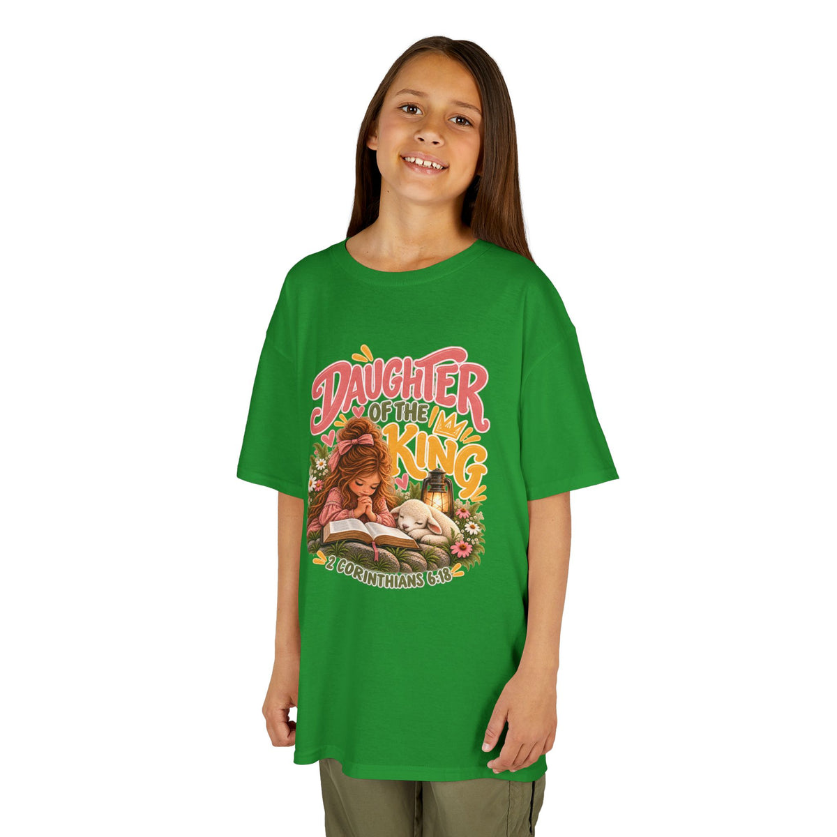 Daughter of the King Kids Tee- Red Hair