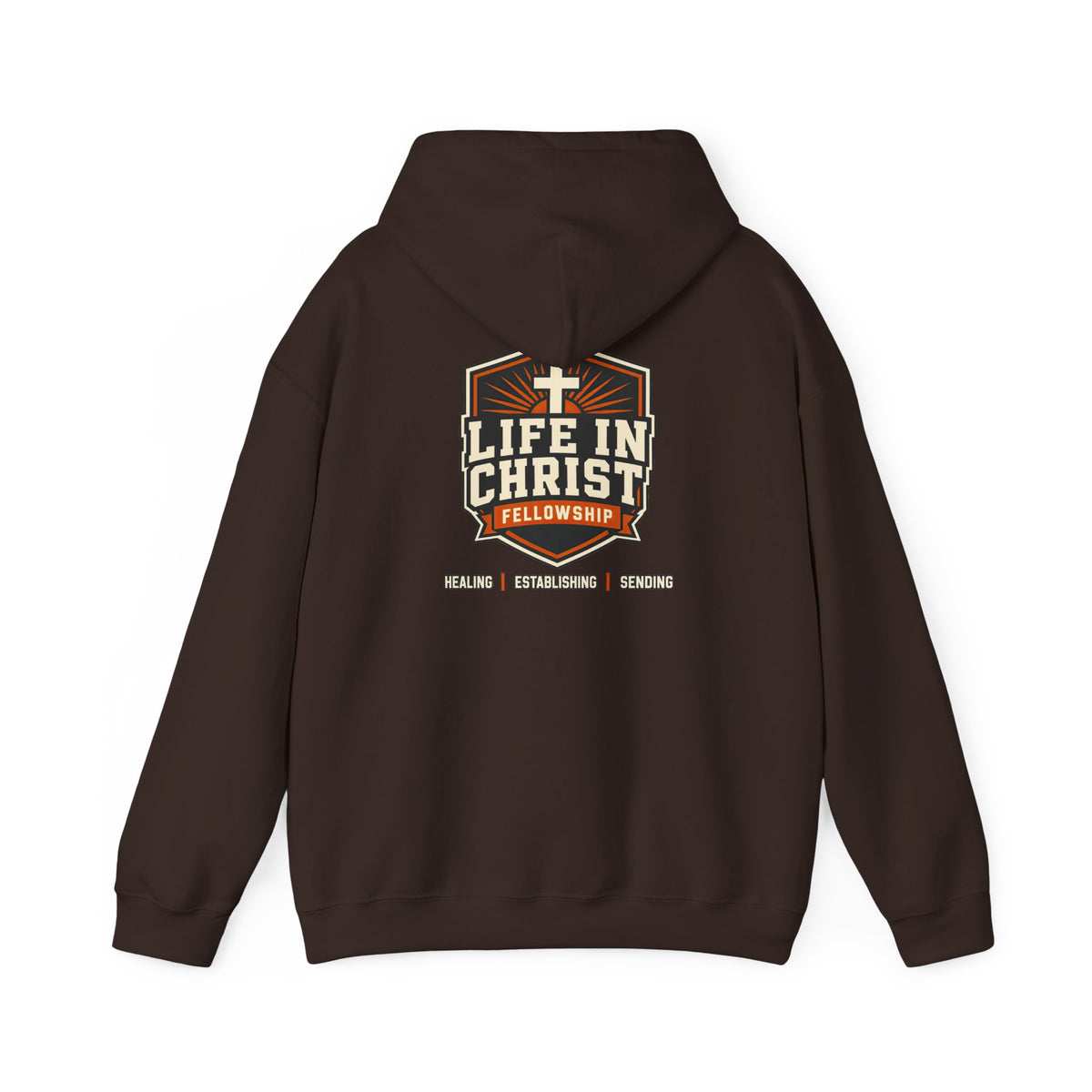 Life in Christ Hoodie — Church Fellowship Pullover (Life In Christ logo)