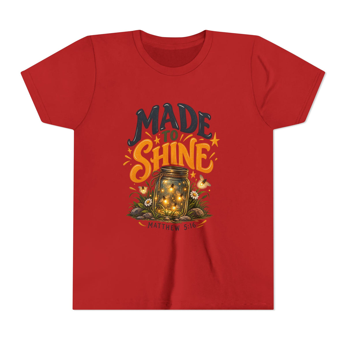 Made to Shine Matthew 5:16 Youth/Kids T-Shirt