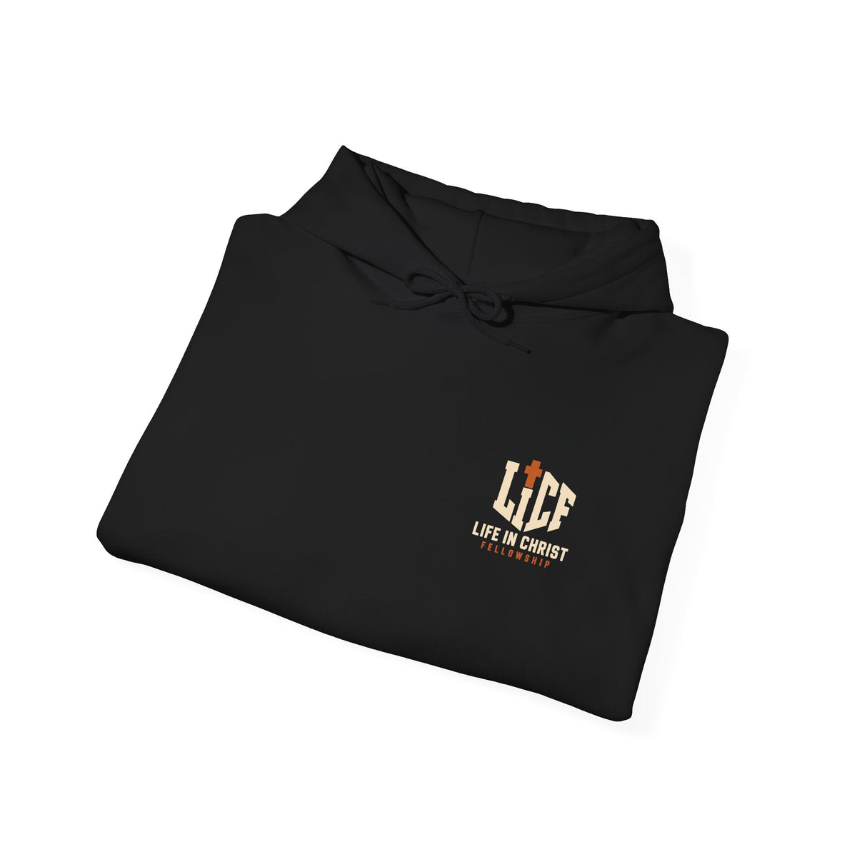 Life in Christ Hoodie — Church Fellowship Pullover (Life In Christ logo)