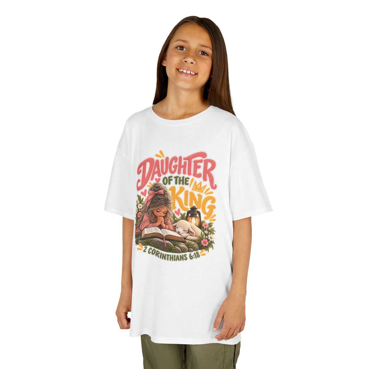 Daughter of the King Kids Christian T-Shirt- Ash Blonde