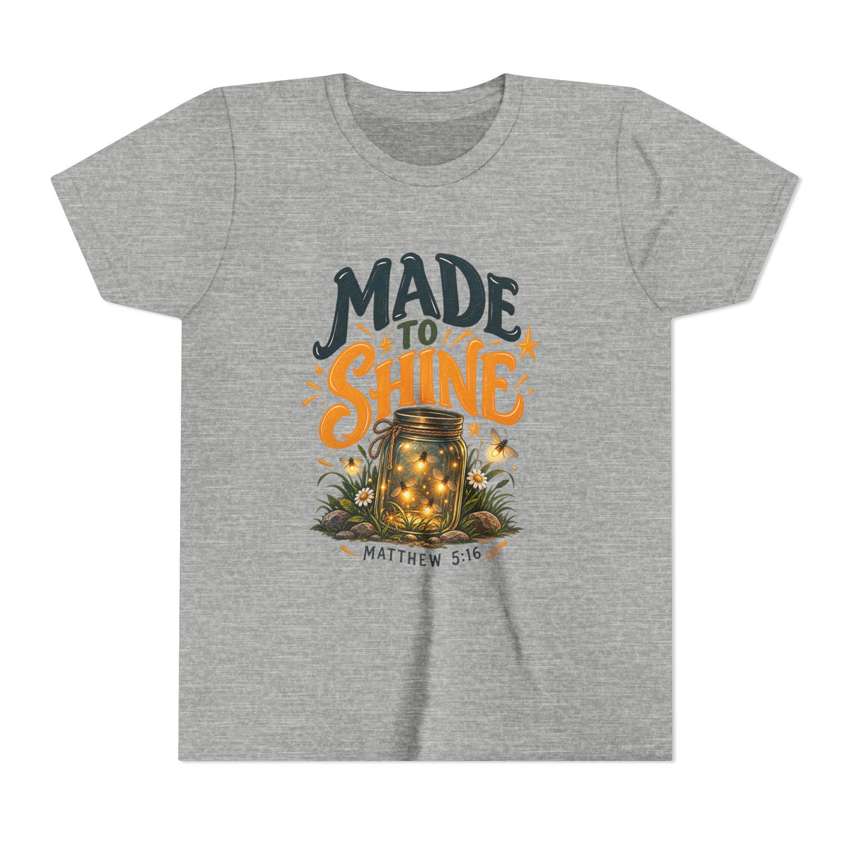 Made to Shine Matthew 5:16 Youth/Kids T-Shirt