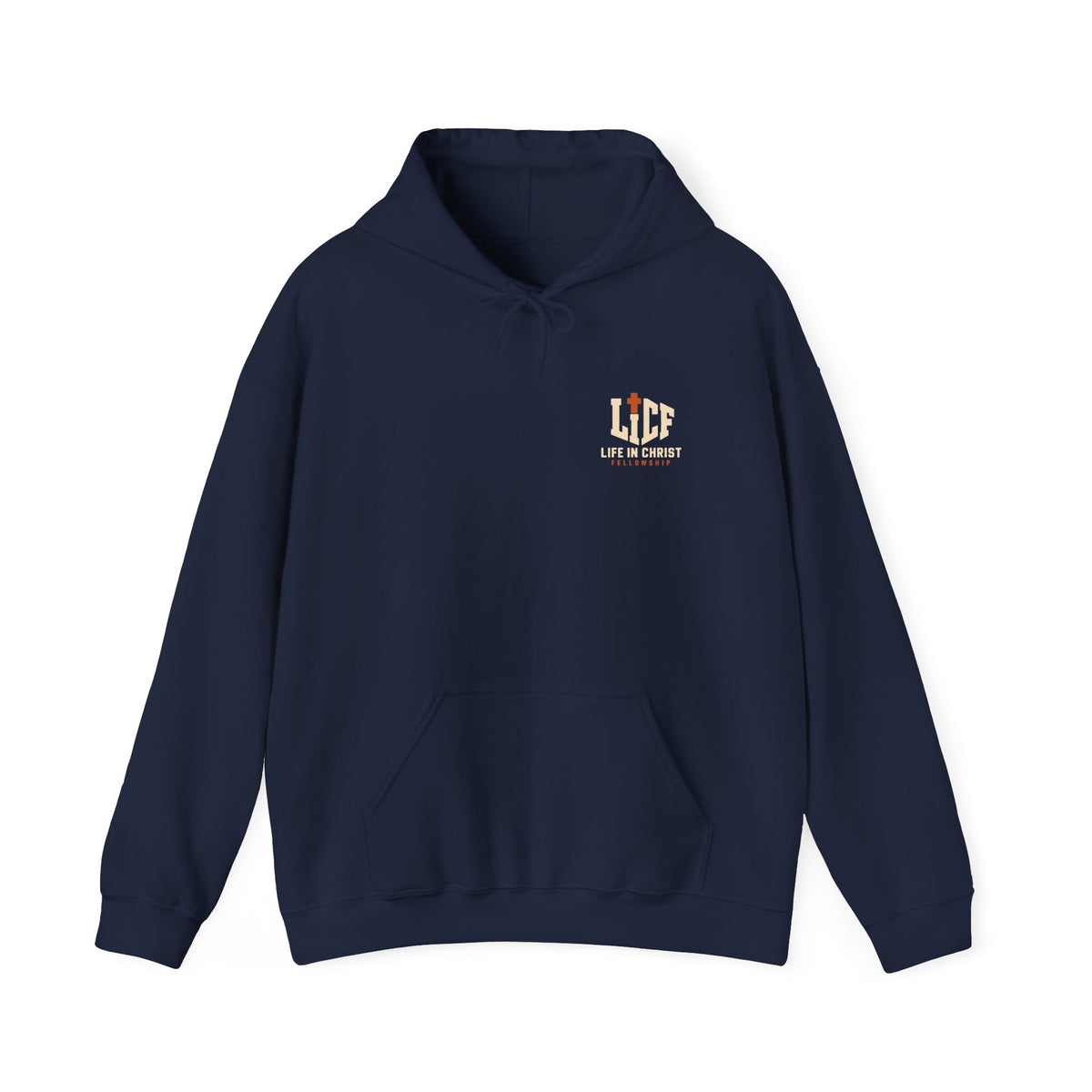Life in Christ Hoodie — Church Fellowship Pullover (Life In Christ logo)