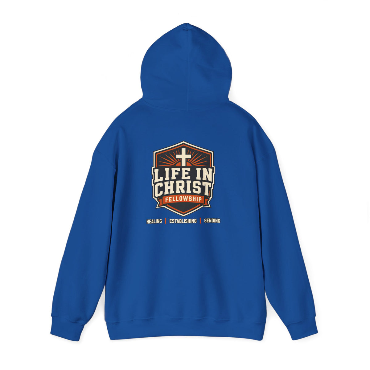 Life in Christ Hoodie — Church Fellowship Pullover (Life In Christ logo)