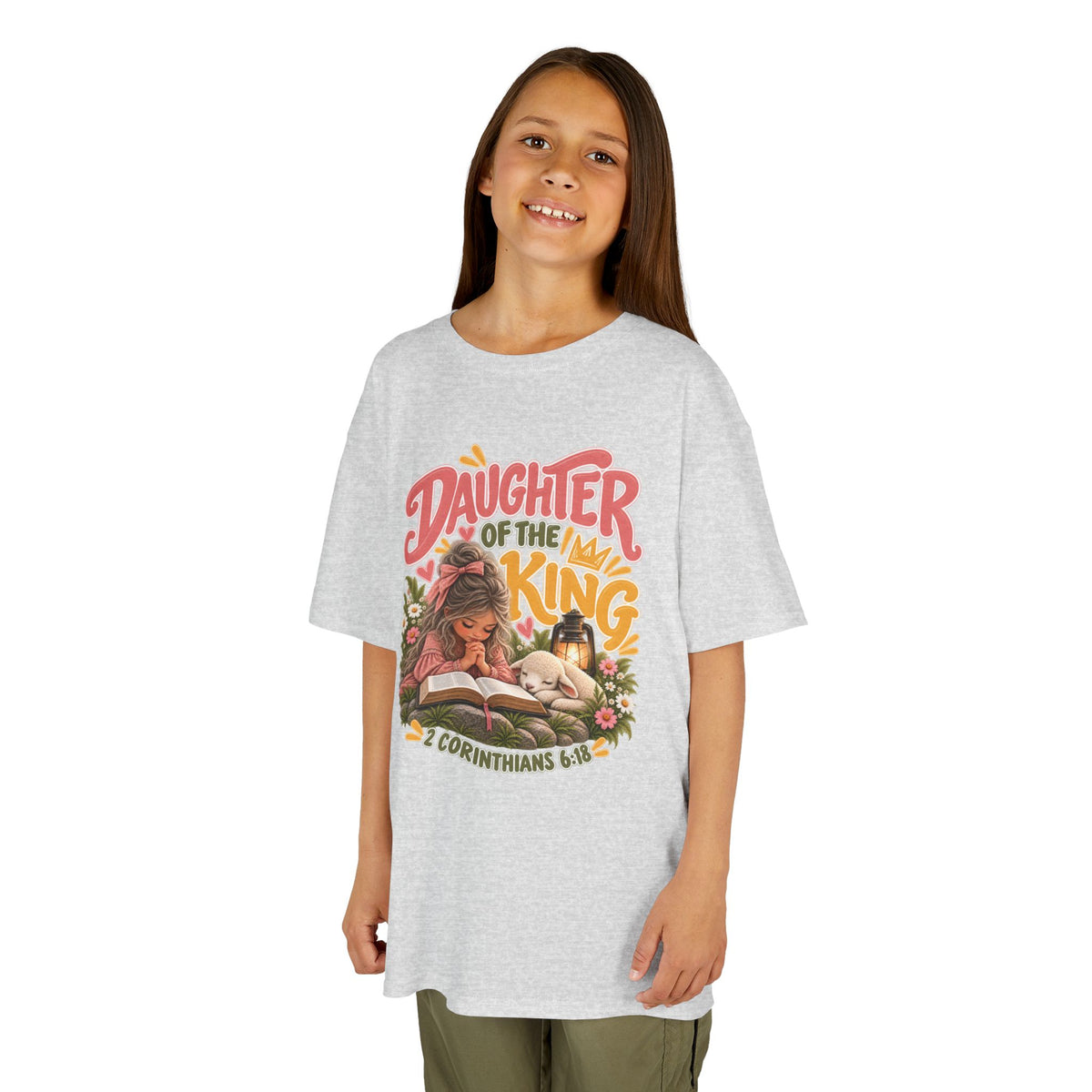 Daughter of the King Kids Christian T-Shirt- Ash Blonde