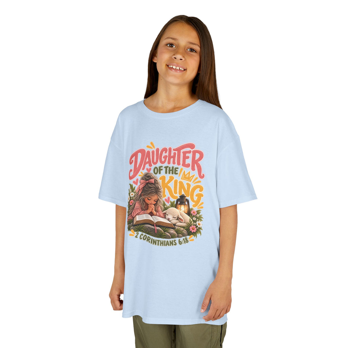 Daughter of the King Kids Christian T-Shirt- Ash Blonde