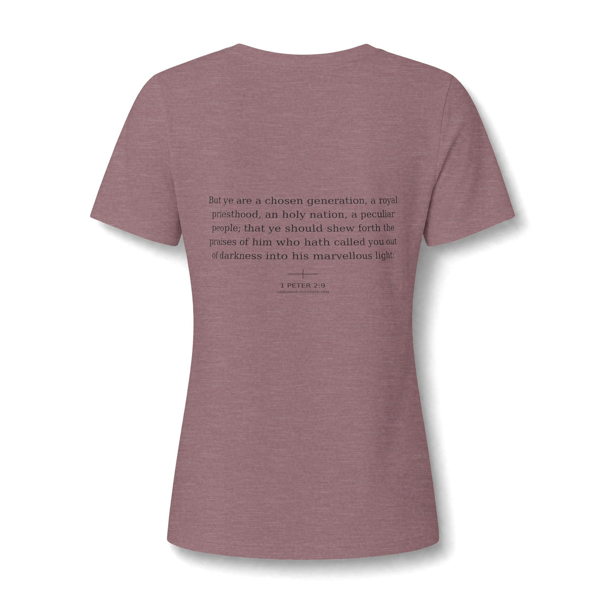 Chosen V-Neck Tee — Inspirational Women’s Christian Shirt