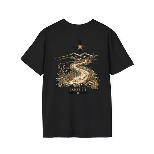 Respectfully Ask Jesus T-Shirt — James 1:5 Christian Faith Tee