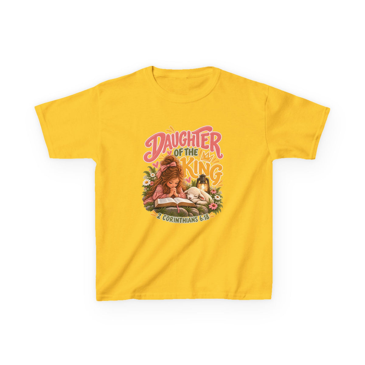 Daughter of the King Kids Tee- Red Hair