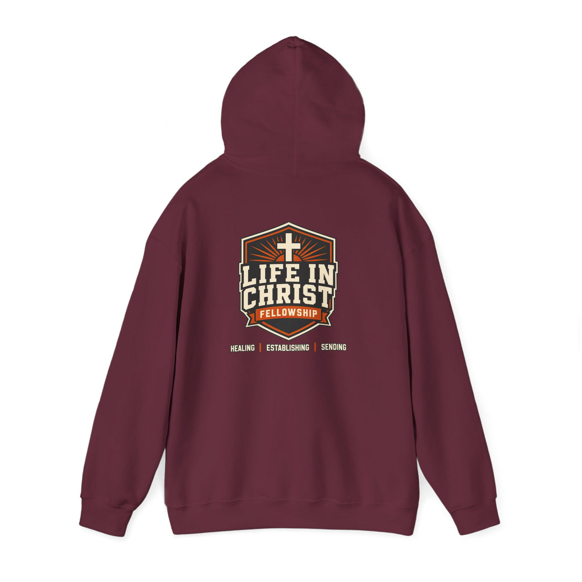Life in Christ Hoodie — Church Fellowship Pullover (Life In Christ logo)