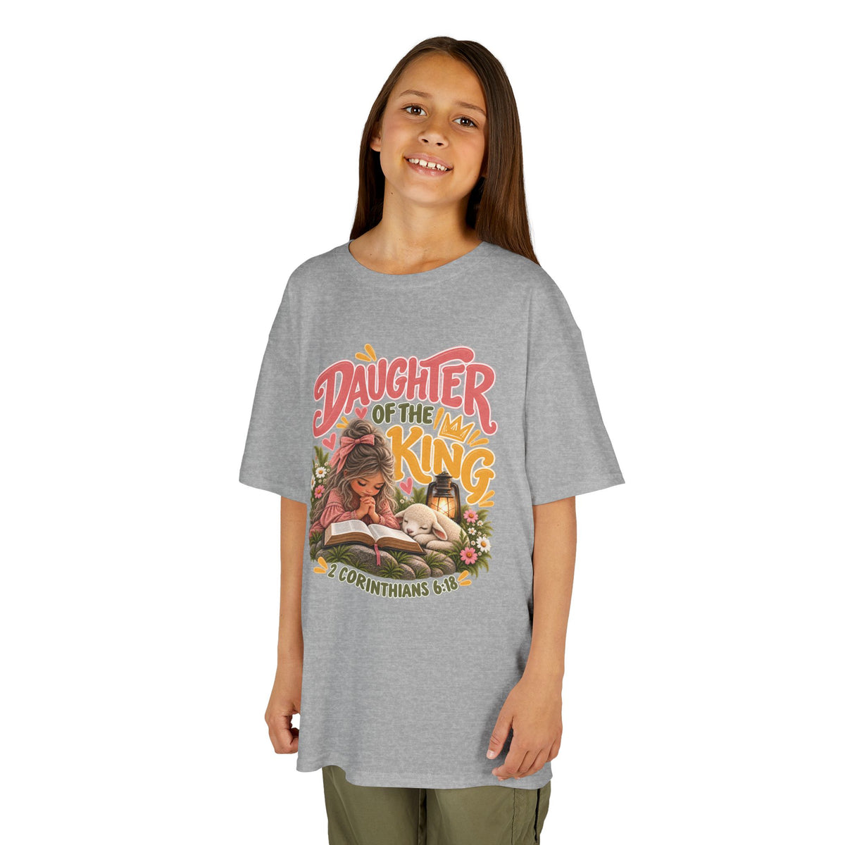 Daughter of the King Kids Christian T-Shirt- Ash Blonde