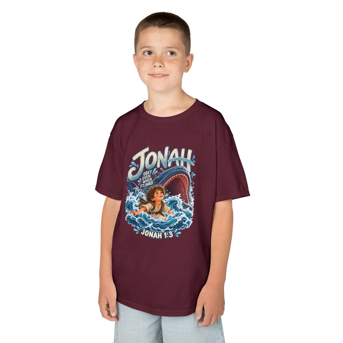 Jonah Bible Story Kids T-Shirt