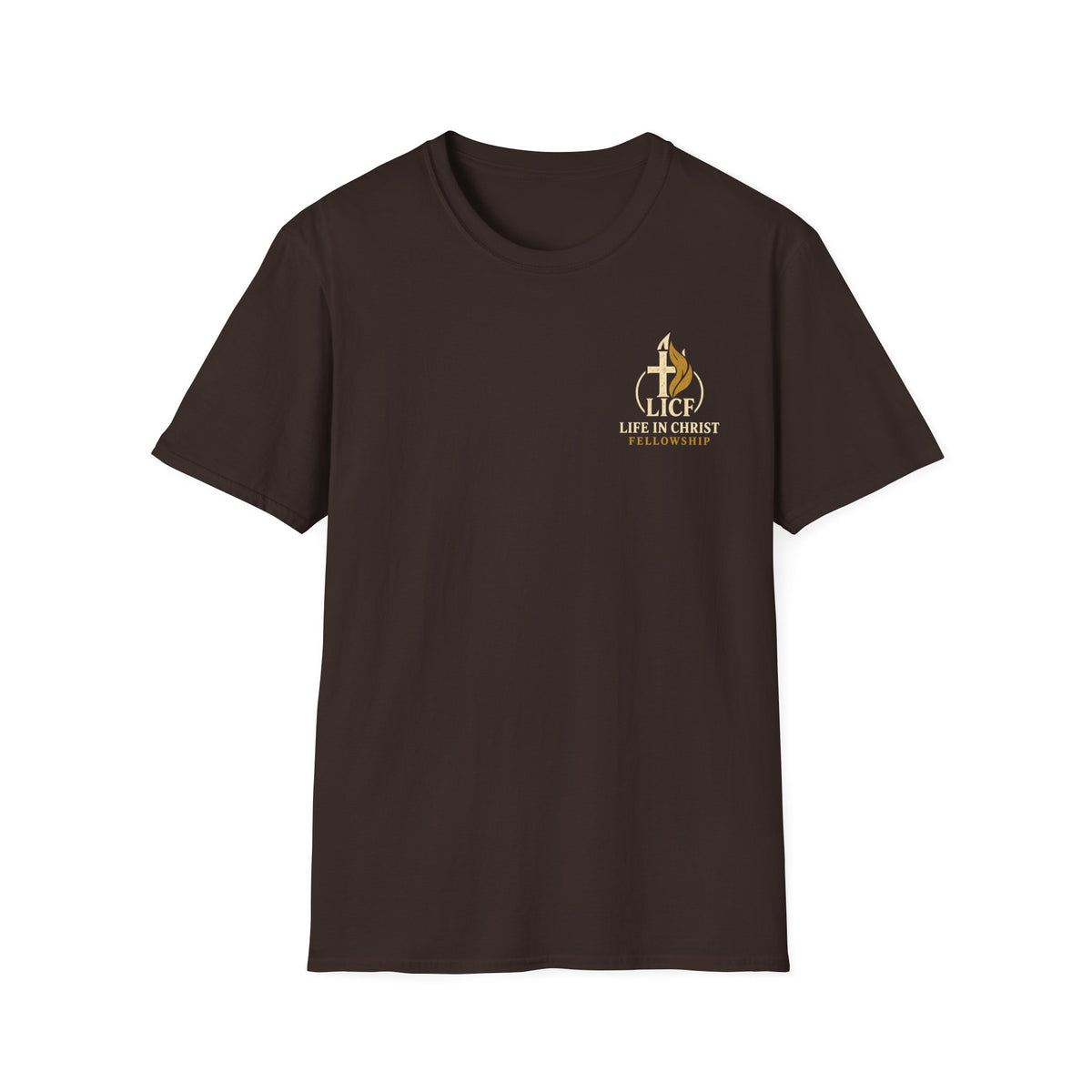 Christian T-Shirt — "Life in Christ Fellowship" Logo Tee