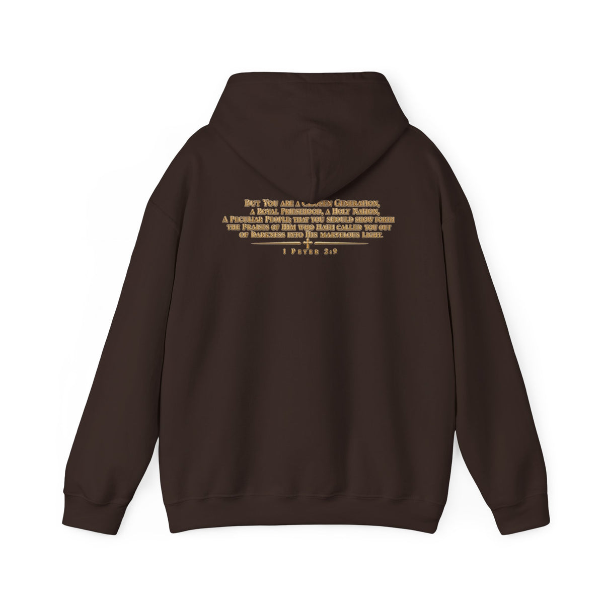 "Chosen" 1 Peter 2:9 Christian Bible Verse Hoodie Unisex