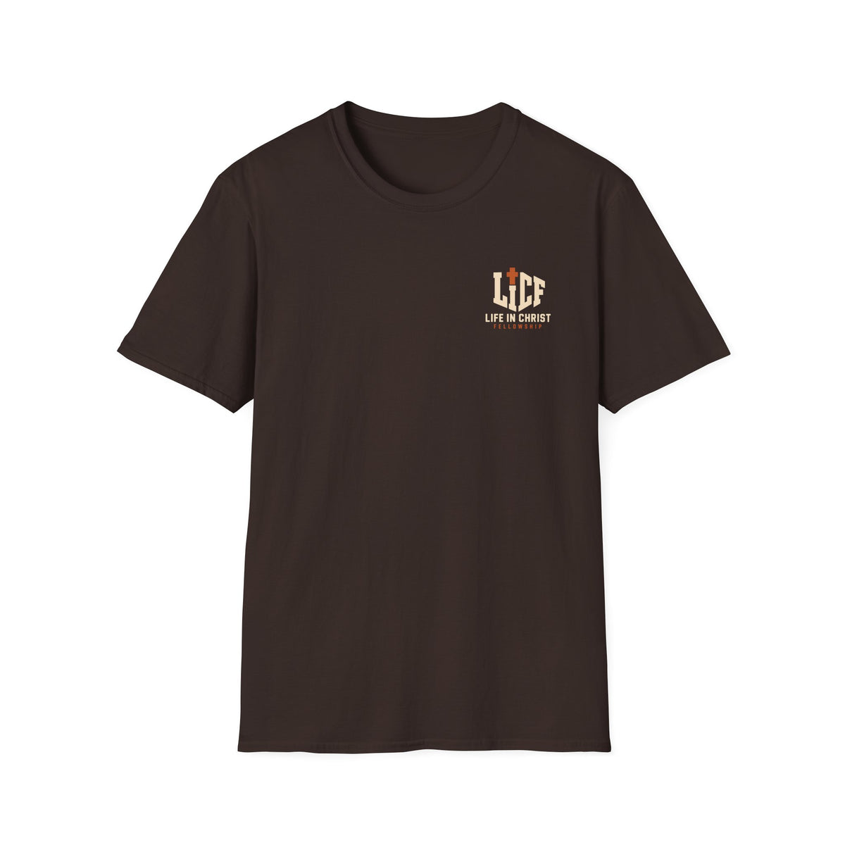 Christian T-Shirt — "Life in Christ Fellowship" Church Tee