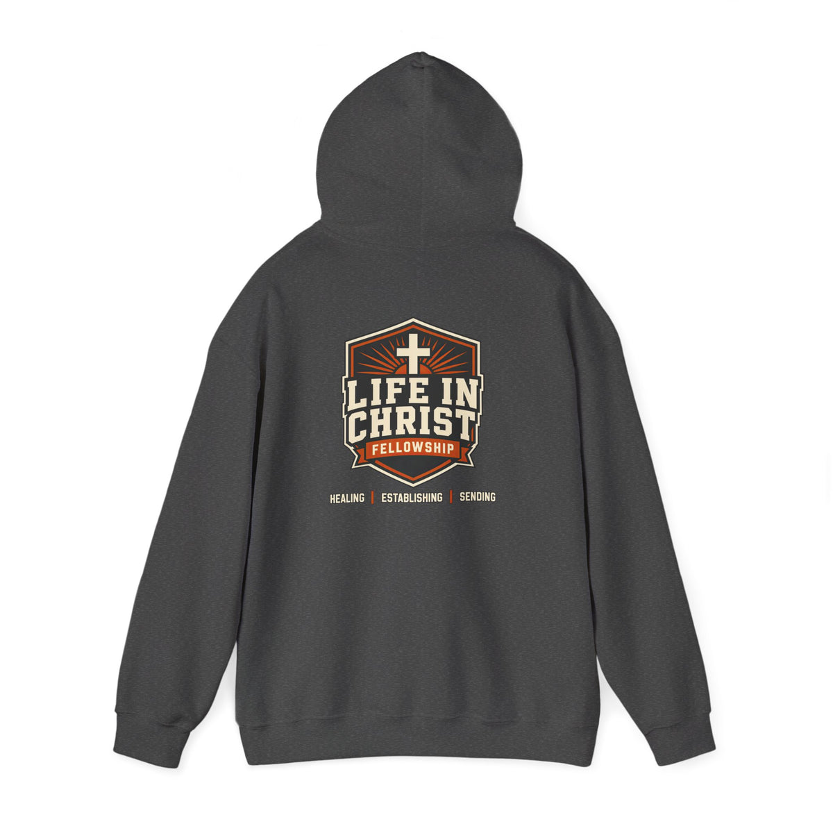 Life in Christ Hoodie — Church Fellowship Pullover (Life In Christ logo)