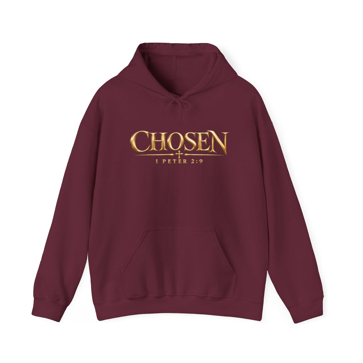 "Chosen" 1 Peter 2:9 Christian Bible Verse Hoodie Unisex