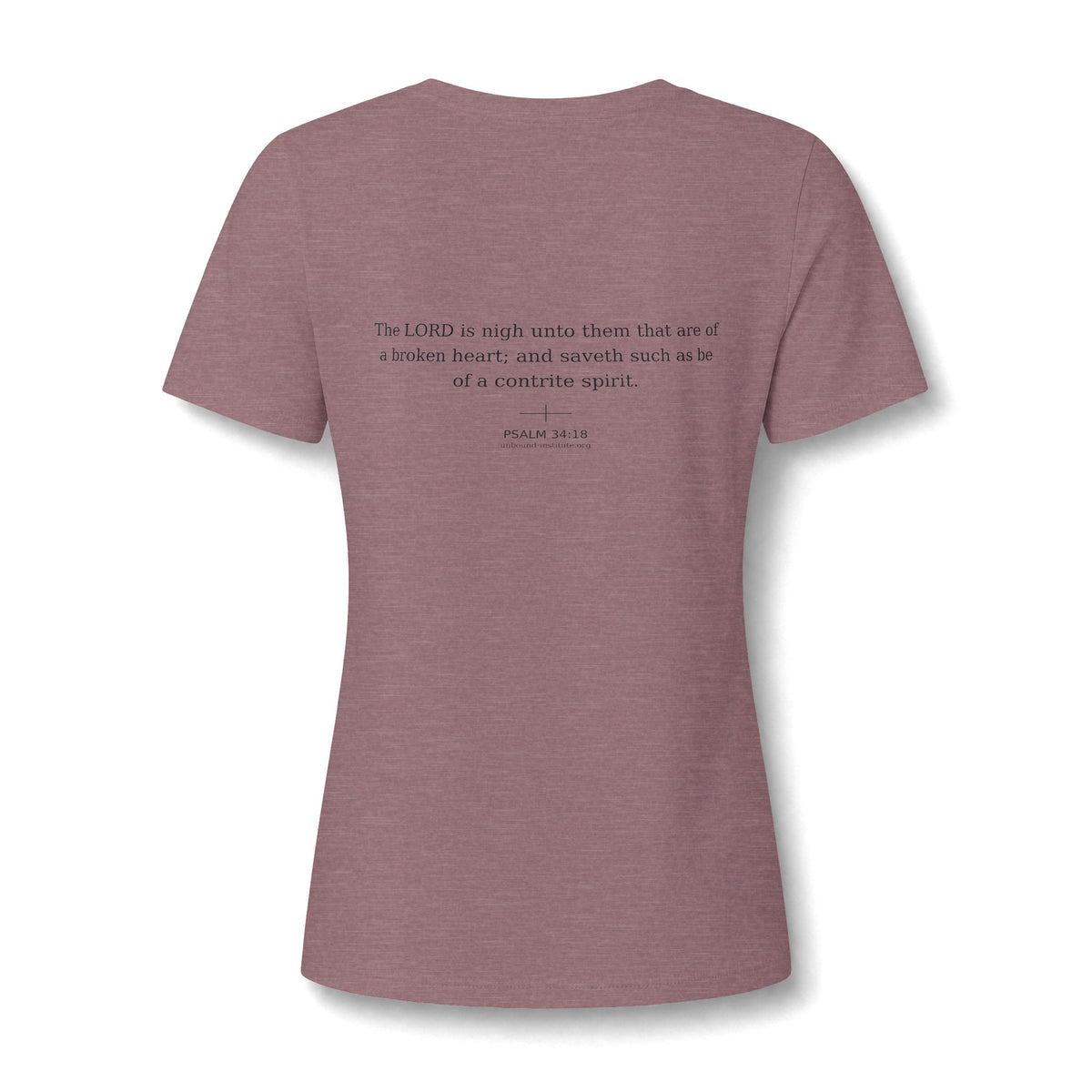 RESTORED. Inspirational Women's V-Neck Tee