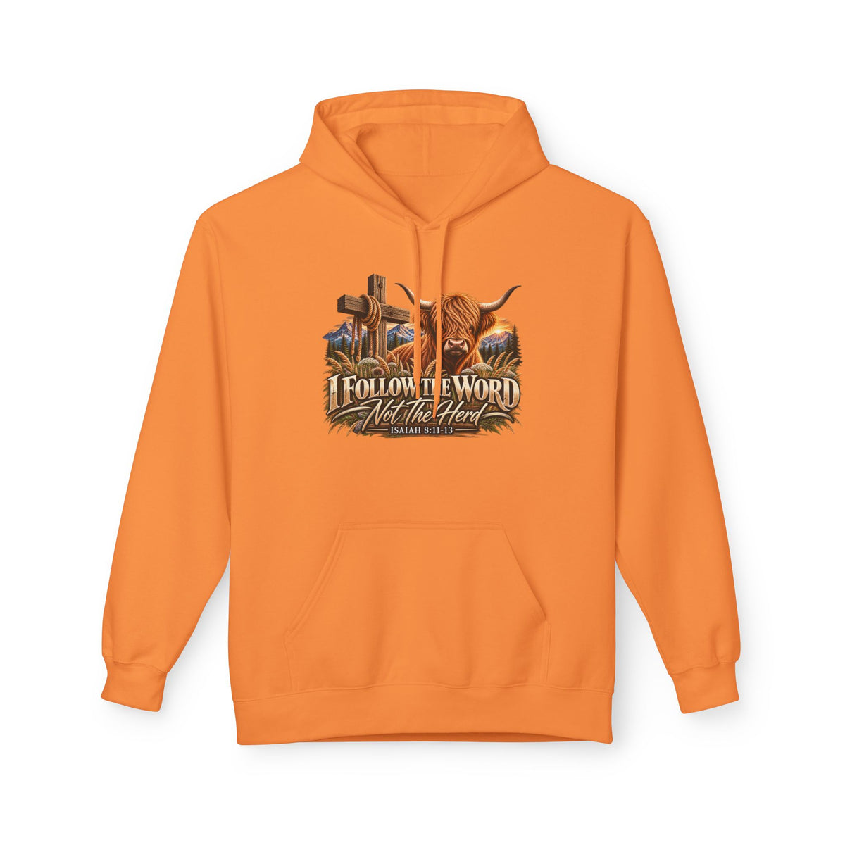 "Follow the Word Not the Herd" Christian Unisex Hoodie