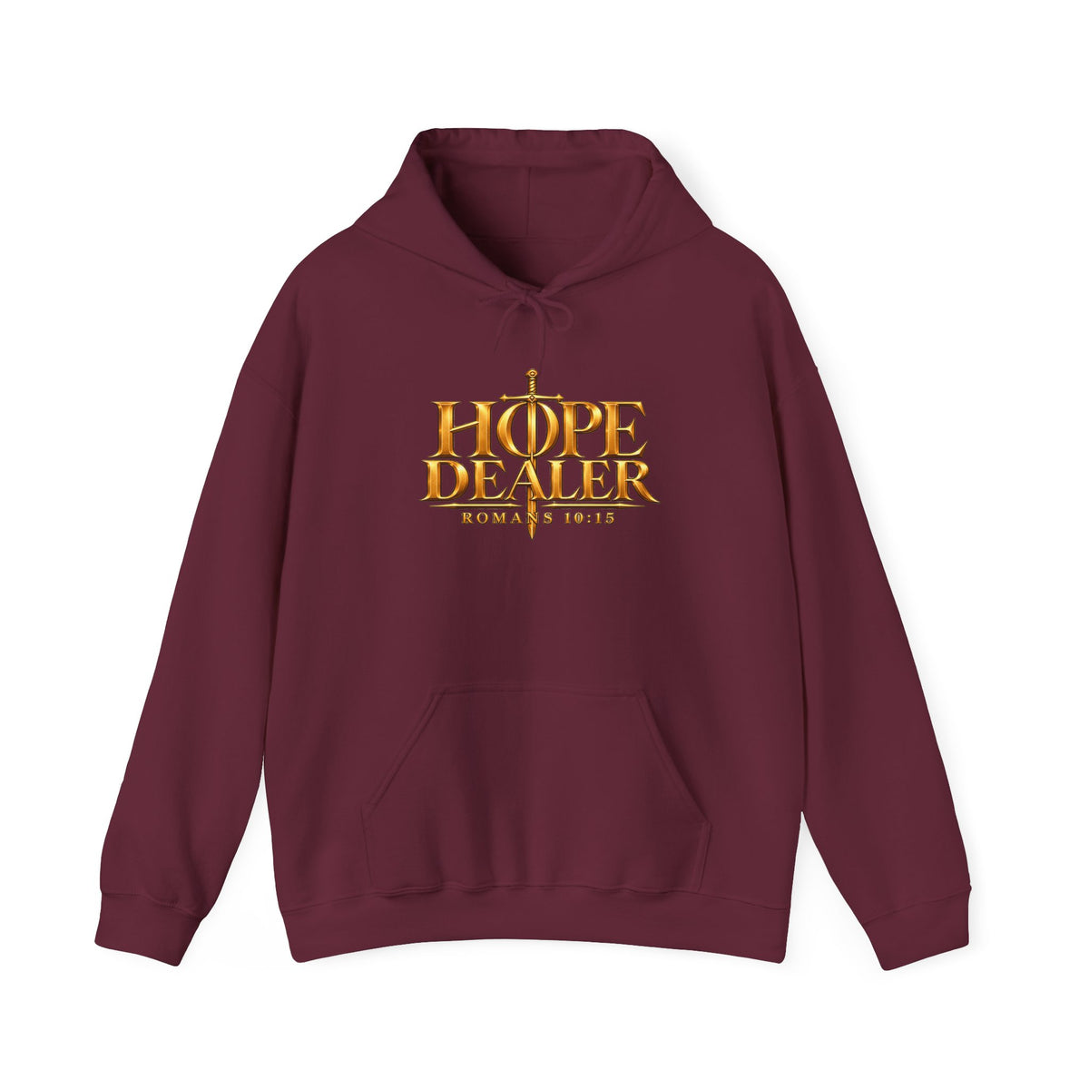 "Hope Dealer" Christian Hoodie – Romans 10:15 Gospel & Faith Sweatshirt