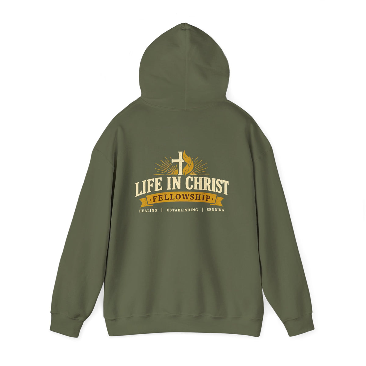 Life in Christ Fellowship Hoodie — Religious Christian Church Pullover