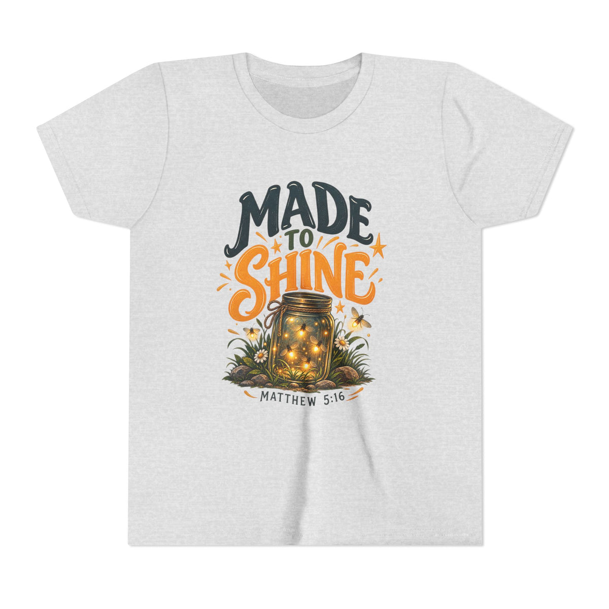 Made to Shine Matthew 5:16 Youth/Kids T-Shirt