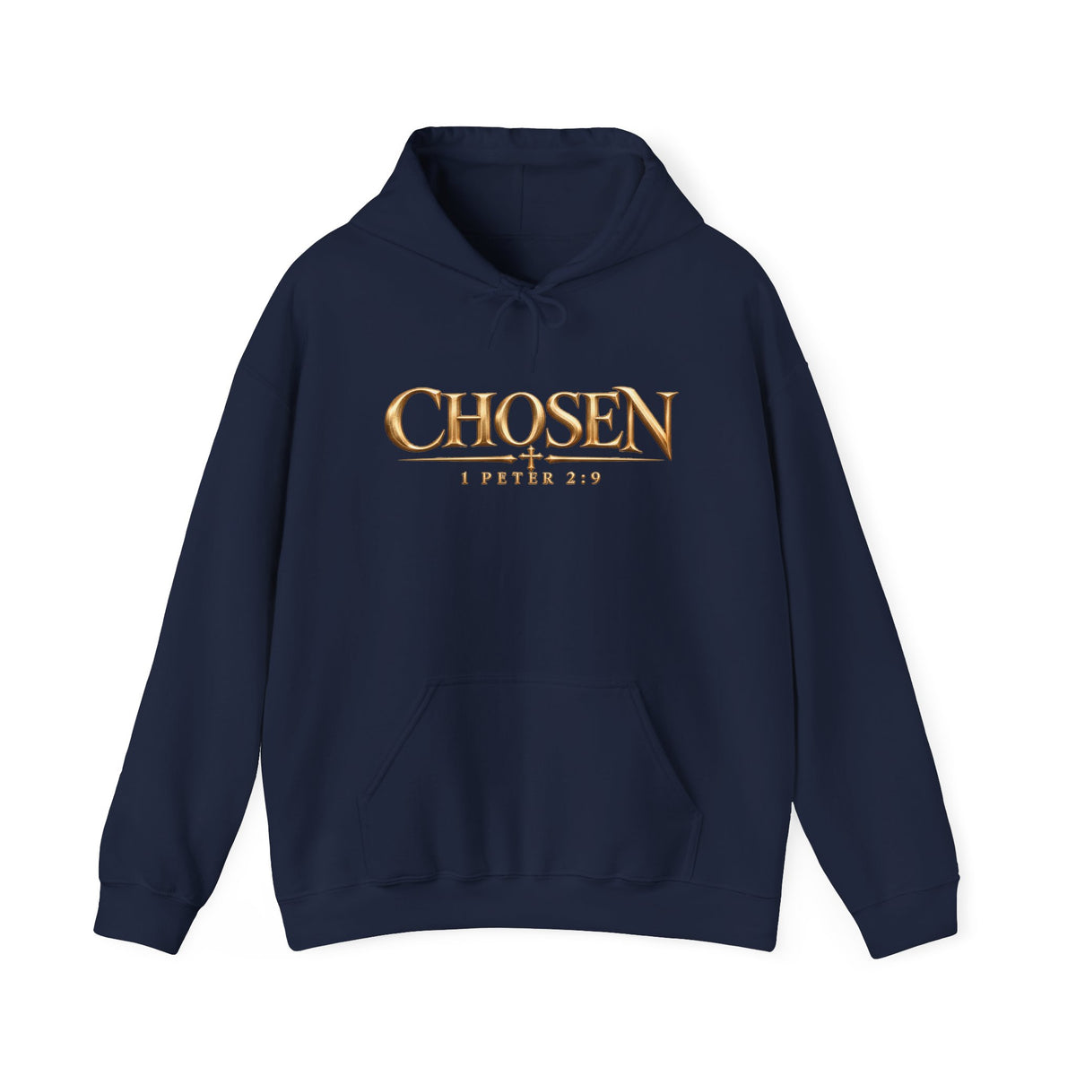 "Chosen" 1 Peter 2:9 Christian Bible Verse Hoodie Unisex