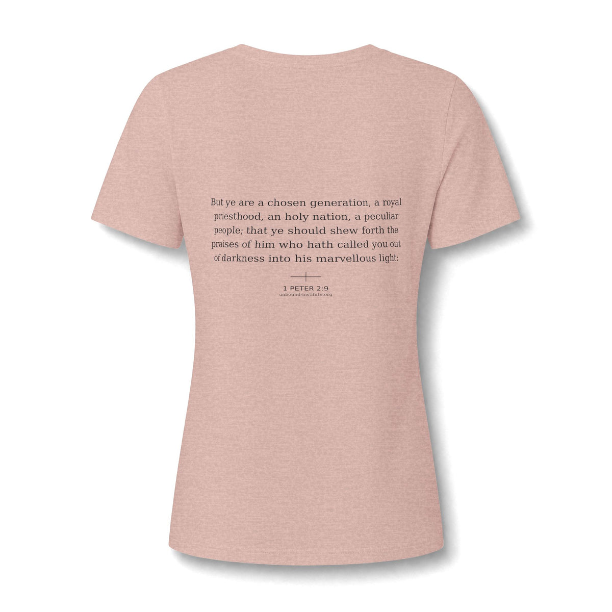 Chosen V-Neck Tee — Inspirational Women’s Christian Shirt