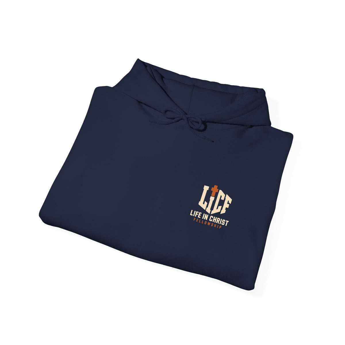 Life in Christ Hoodie — Church Fellowship Pullover (Life In Christ logo)