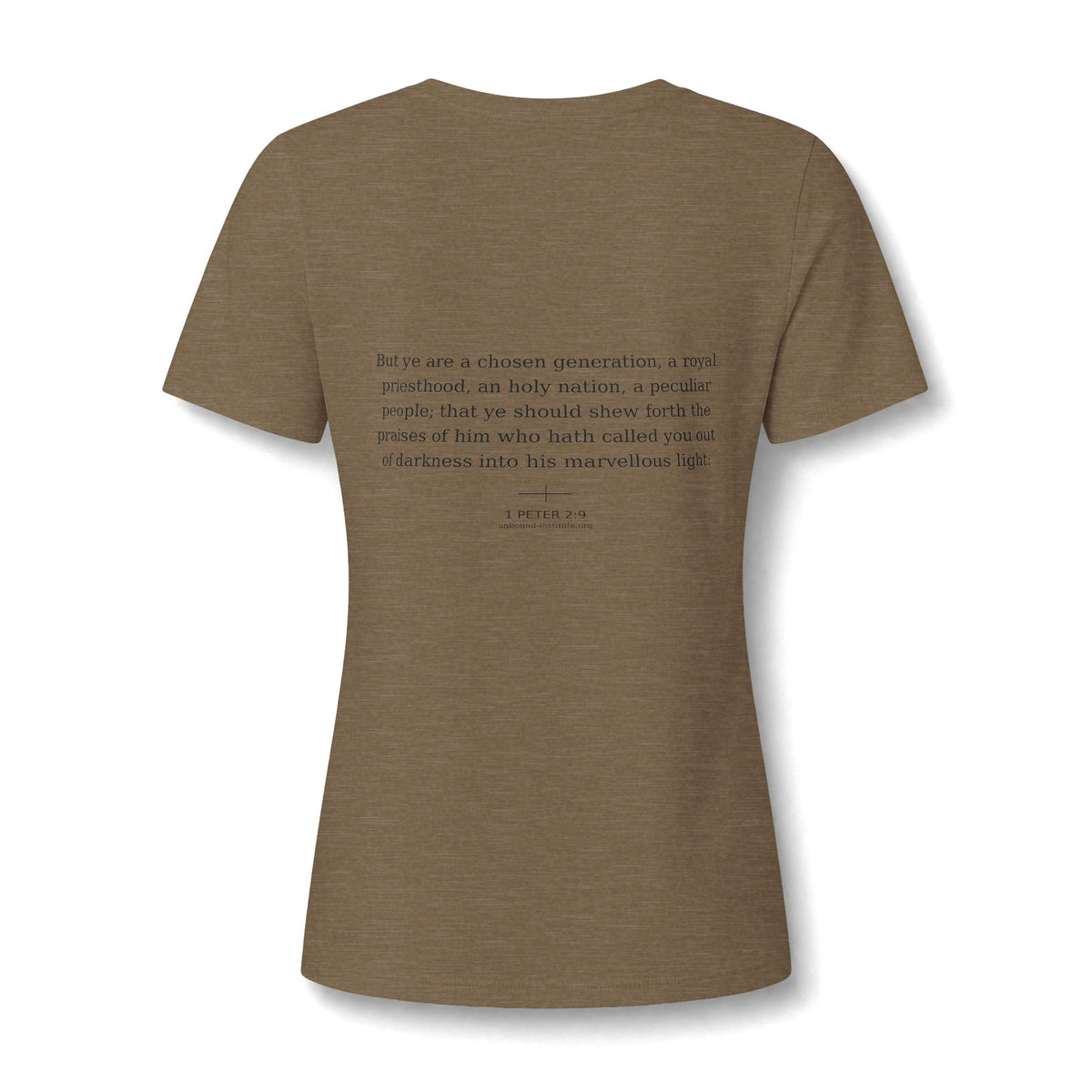 Chosen V-Neck Tee — Inspirational Women’s Christian Shirt