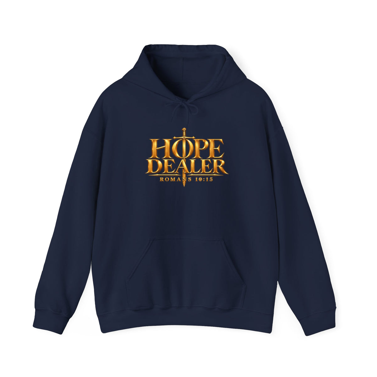 "Hope Dealer" Christian Hoodie – Romans 10:15 Gospel & Faith Sweatshirt
