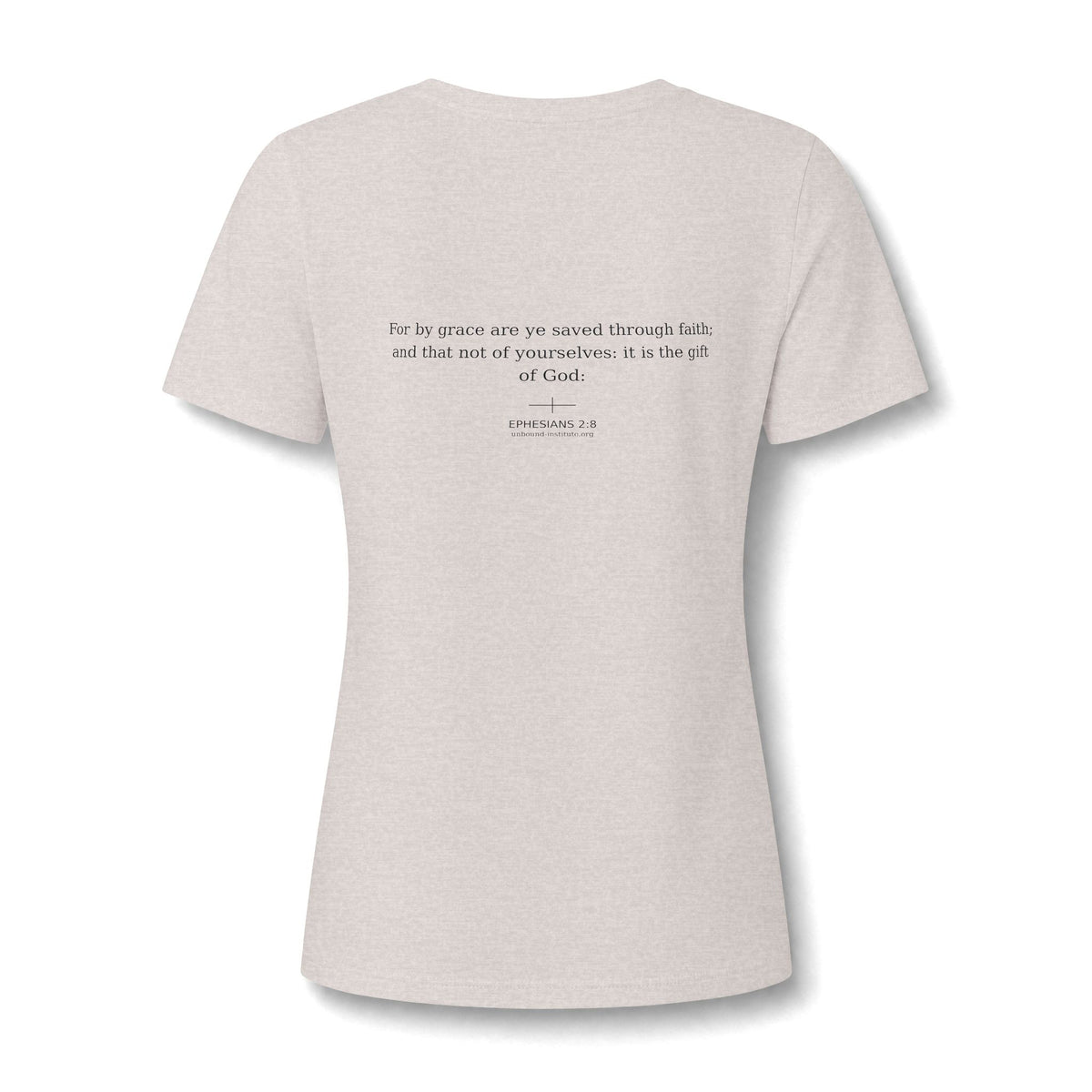 Grace V-Neck Tee — Christian Inspirational Women's Shirt