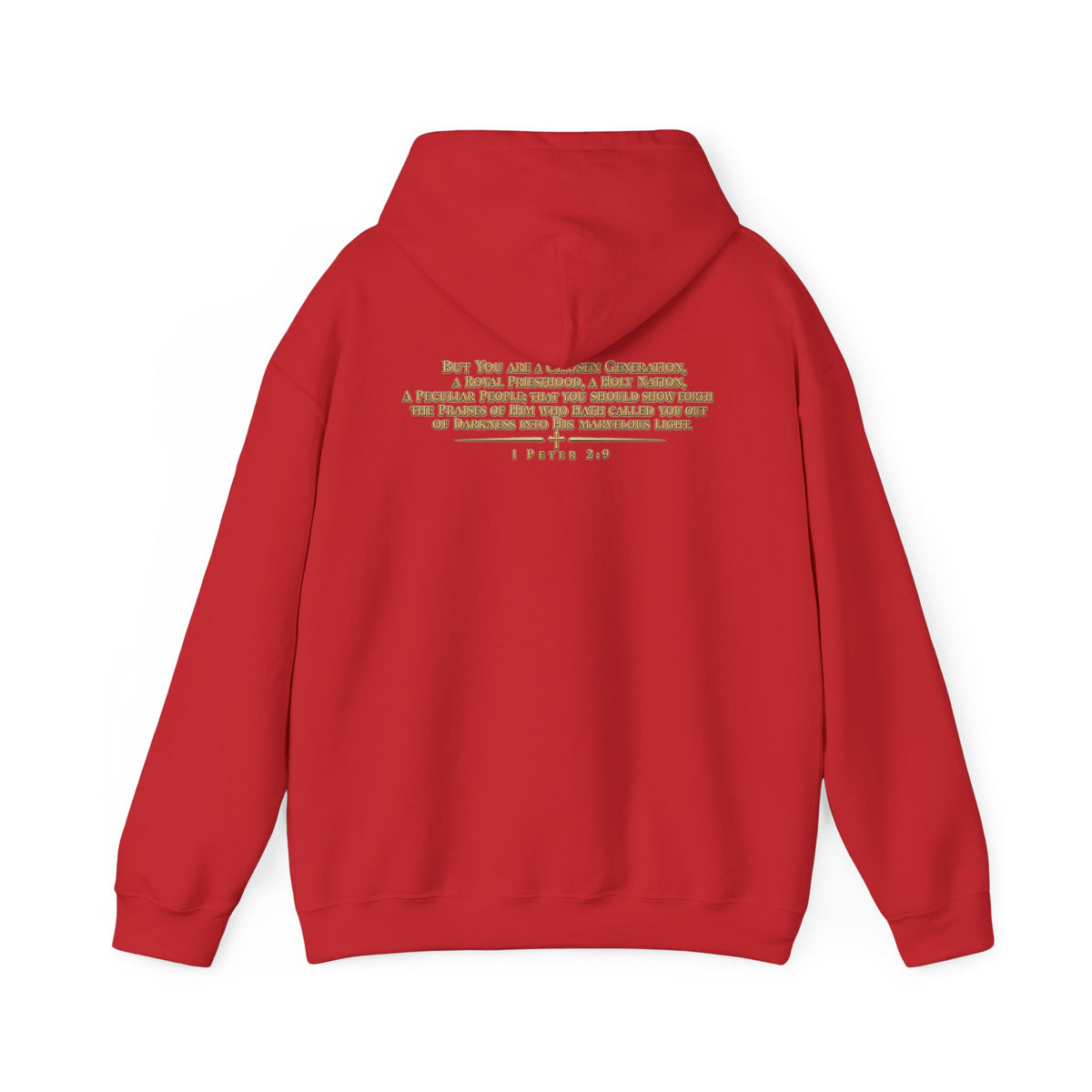 "Chosen" 1 Peter 2:9 Christian Bible Verse Hoodie Unisex