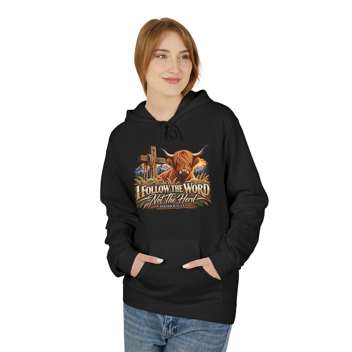 "Follow the Word Not the Herd" Christian Unisex Hoodie