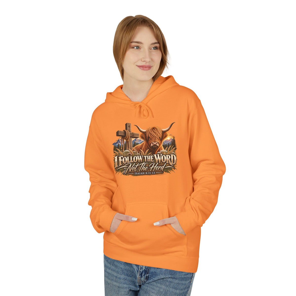 "Follow the Word Not the Herd" Christian Unisex Hoodie