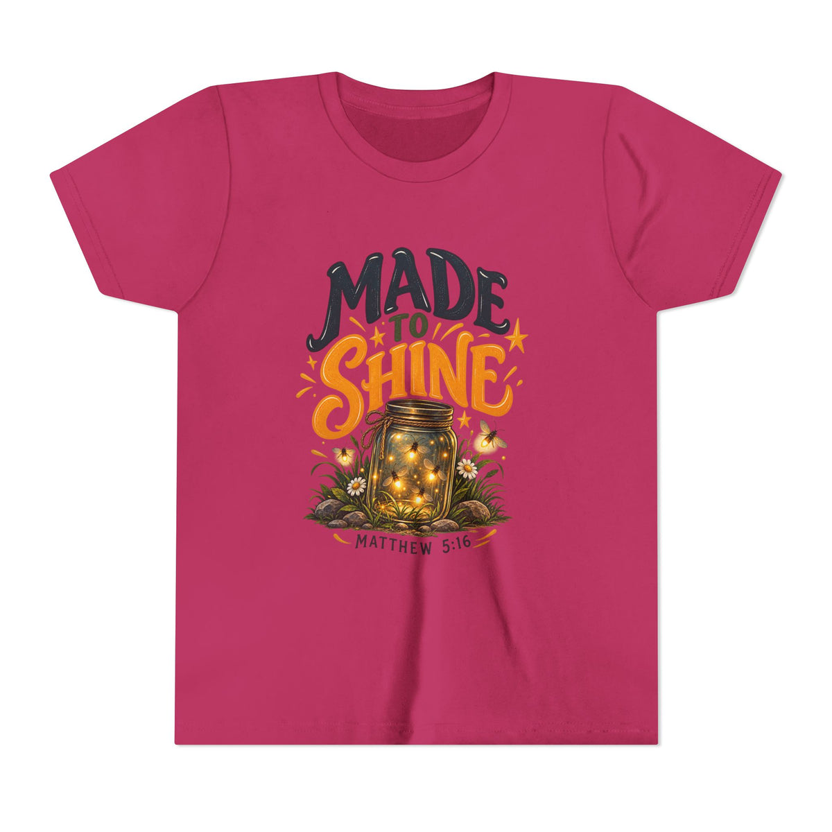 Made to Shine Matthew 5:16 Youth/Kids T-Shirt