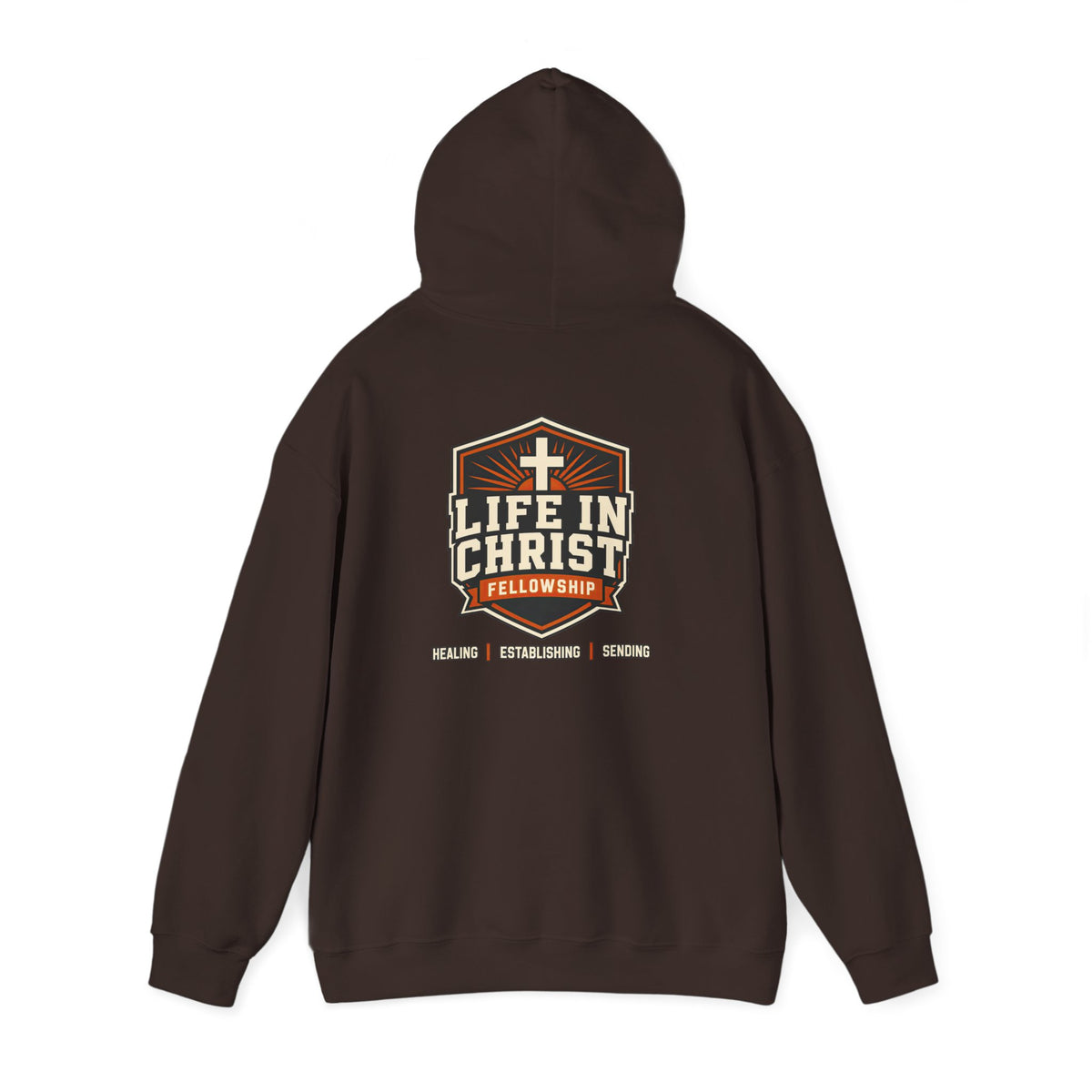 Life in Christ Hoodie — Church Fellowship Pullover (Life In Christ logo)