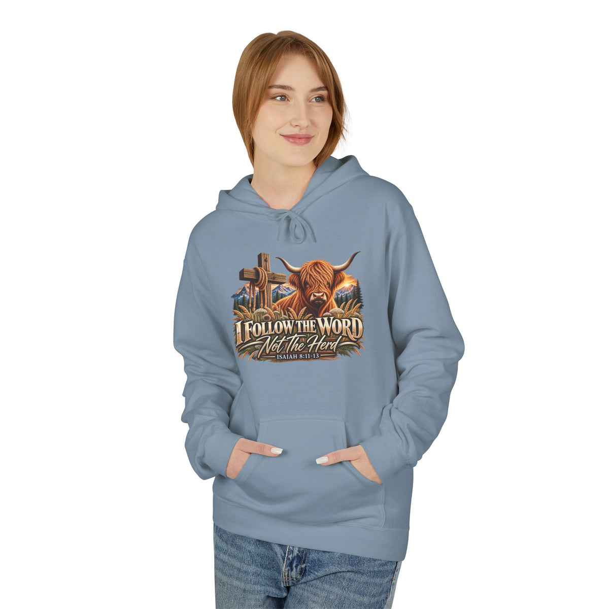 "Follow the Word Not the Herd" Christian Unisex Hoodie