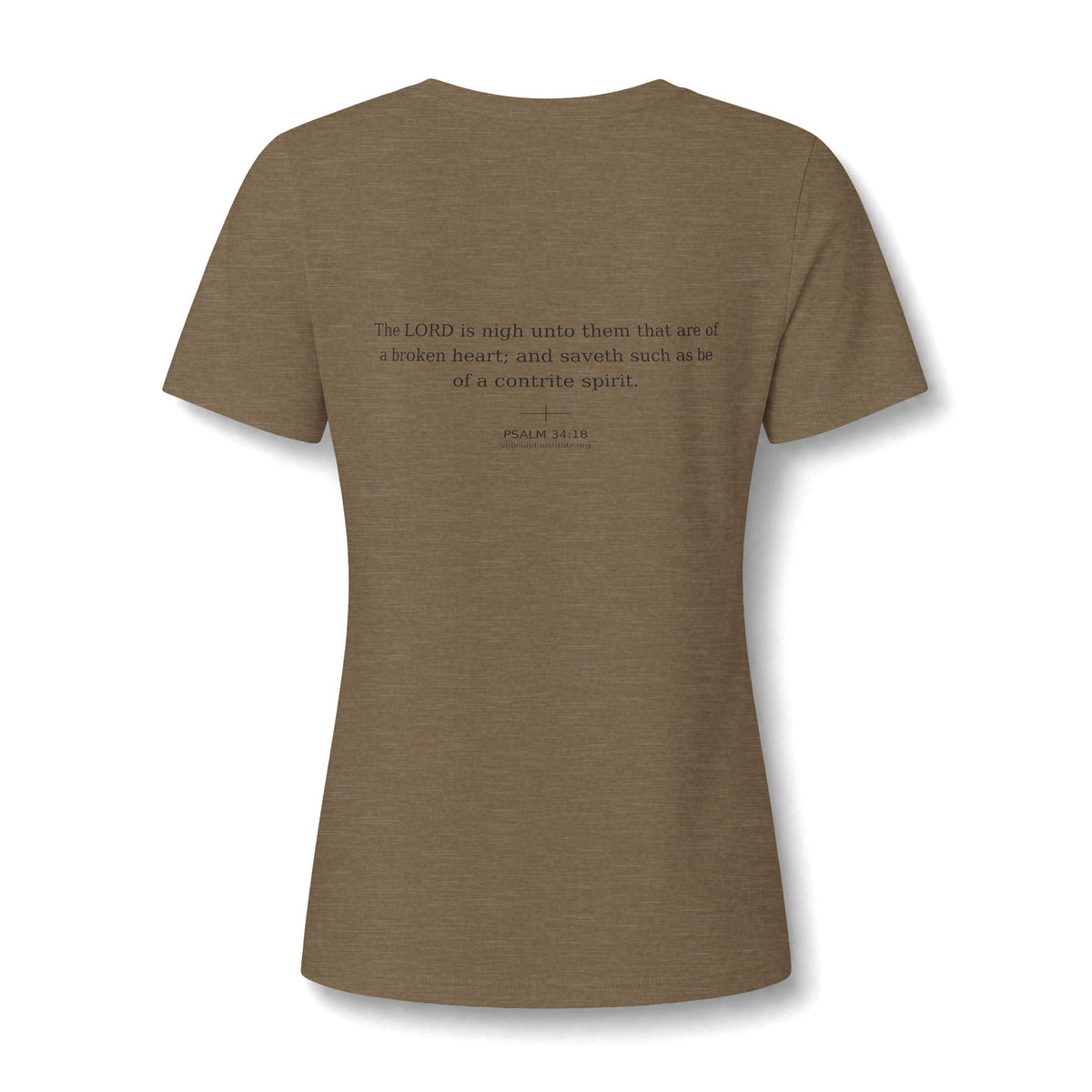 RESTORED. Inspirational Women's V-Neck Tee