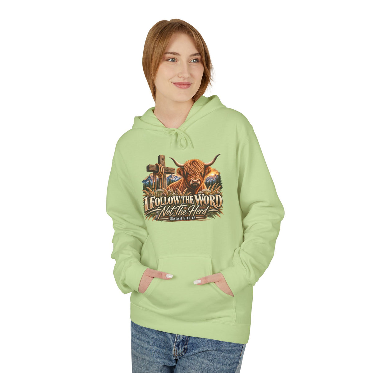 "Follow the Word Not the Herd" Christian Unisex Hoodie