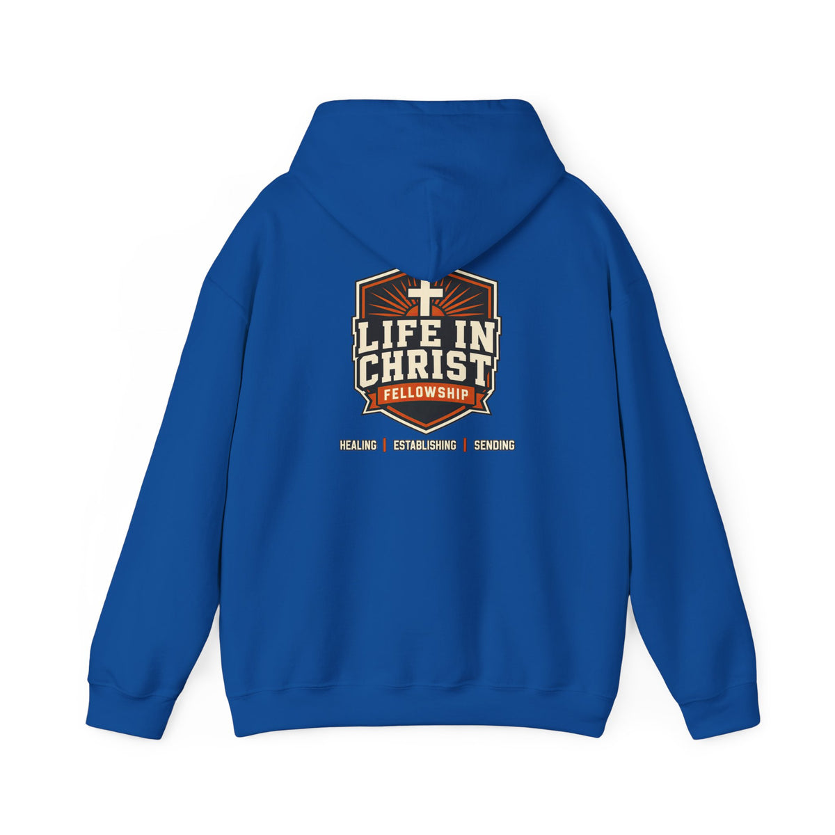 Life in Christ Hoodie — Church Fellowship Pullover (Life In Christ logo)