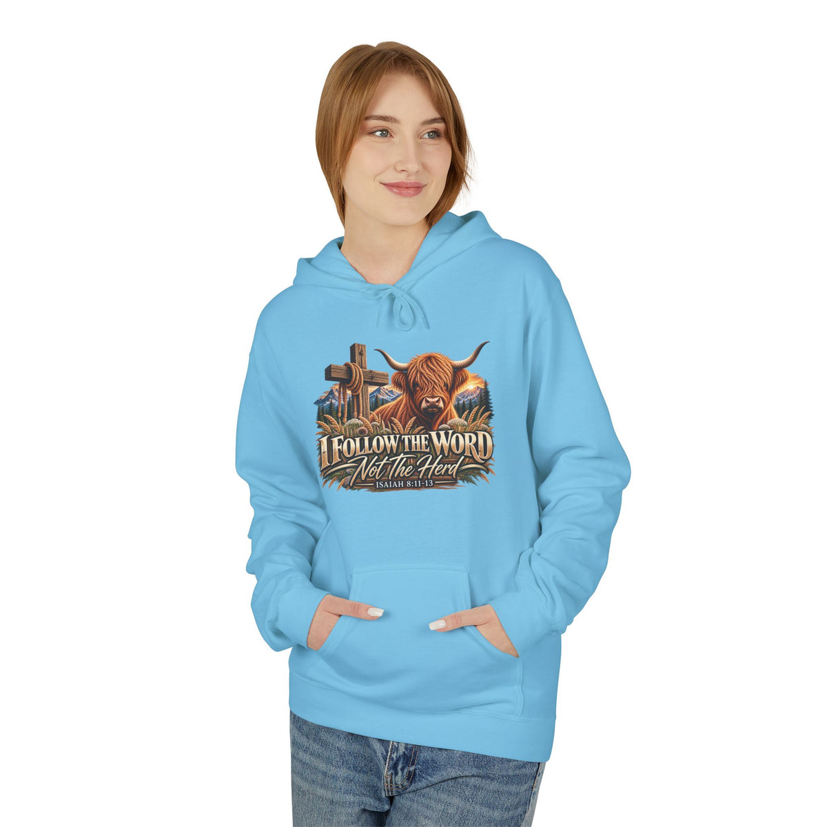 "Follow the Word Not the Herd" Christian Unisex Hoodie